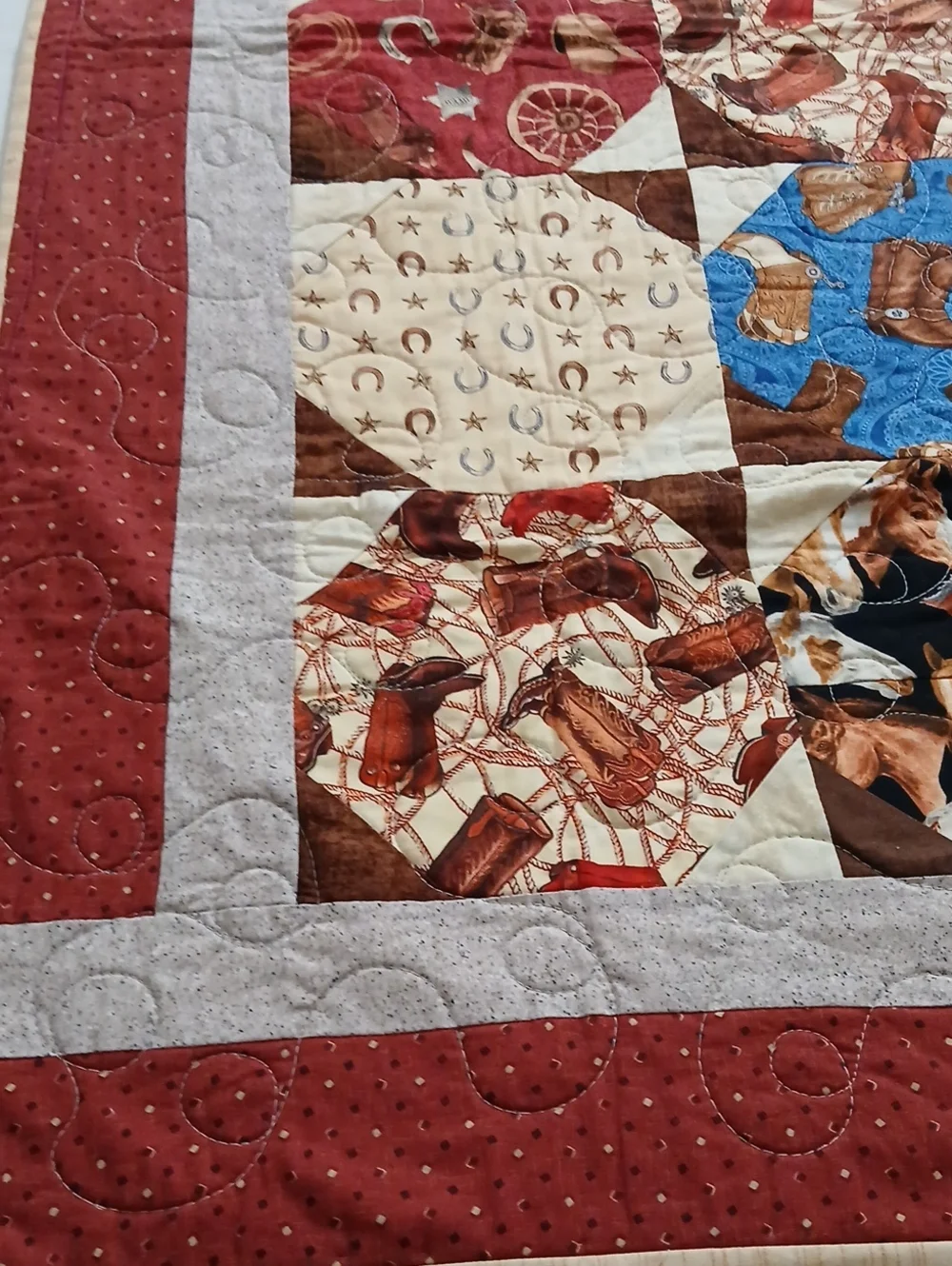 Handmade Horse Quilt